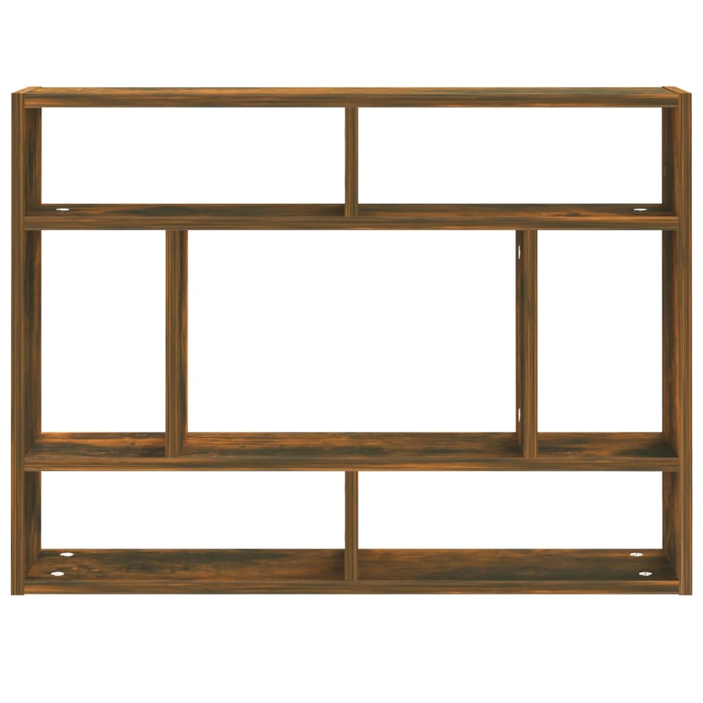 Étagère murale Chêne fumé 75x16x55 cm Bois d'ingénierie