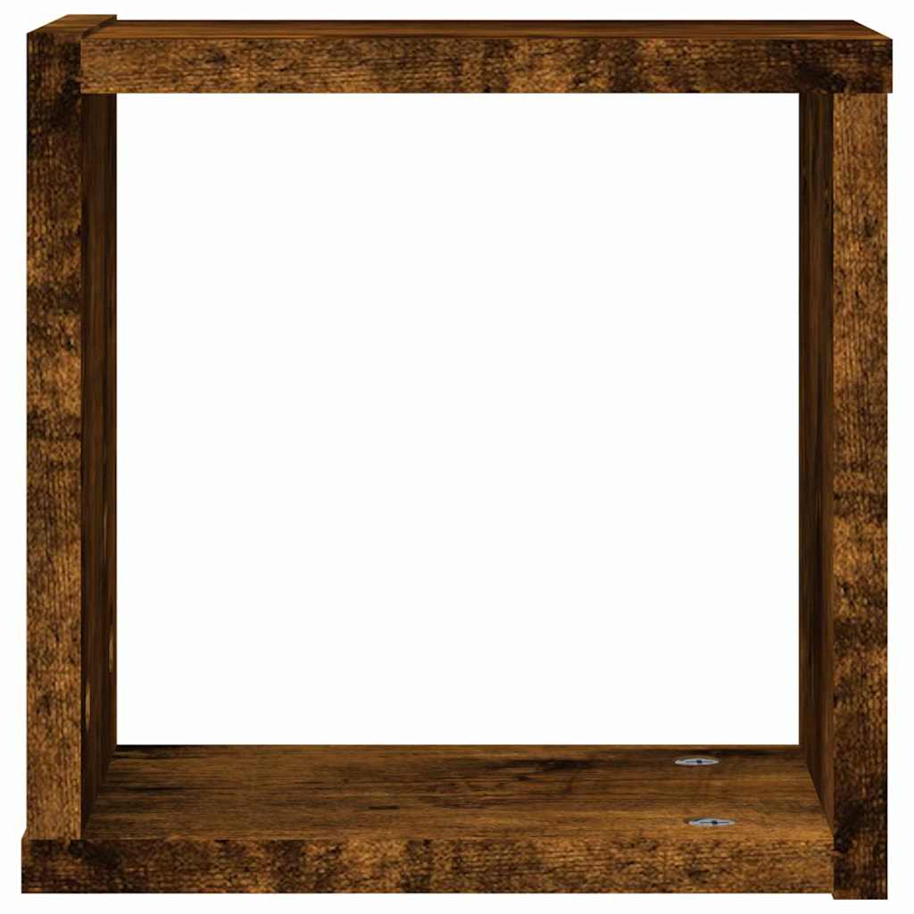 Étagères Murales 4 pcs Marron 26 x 15 x 26 cm Bois d'ingénierie