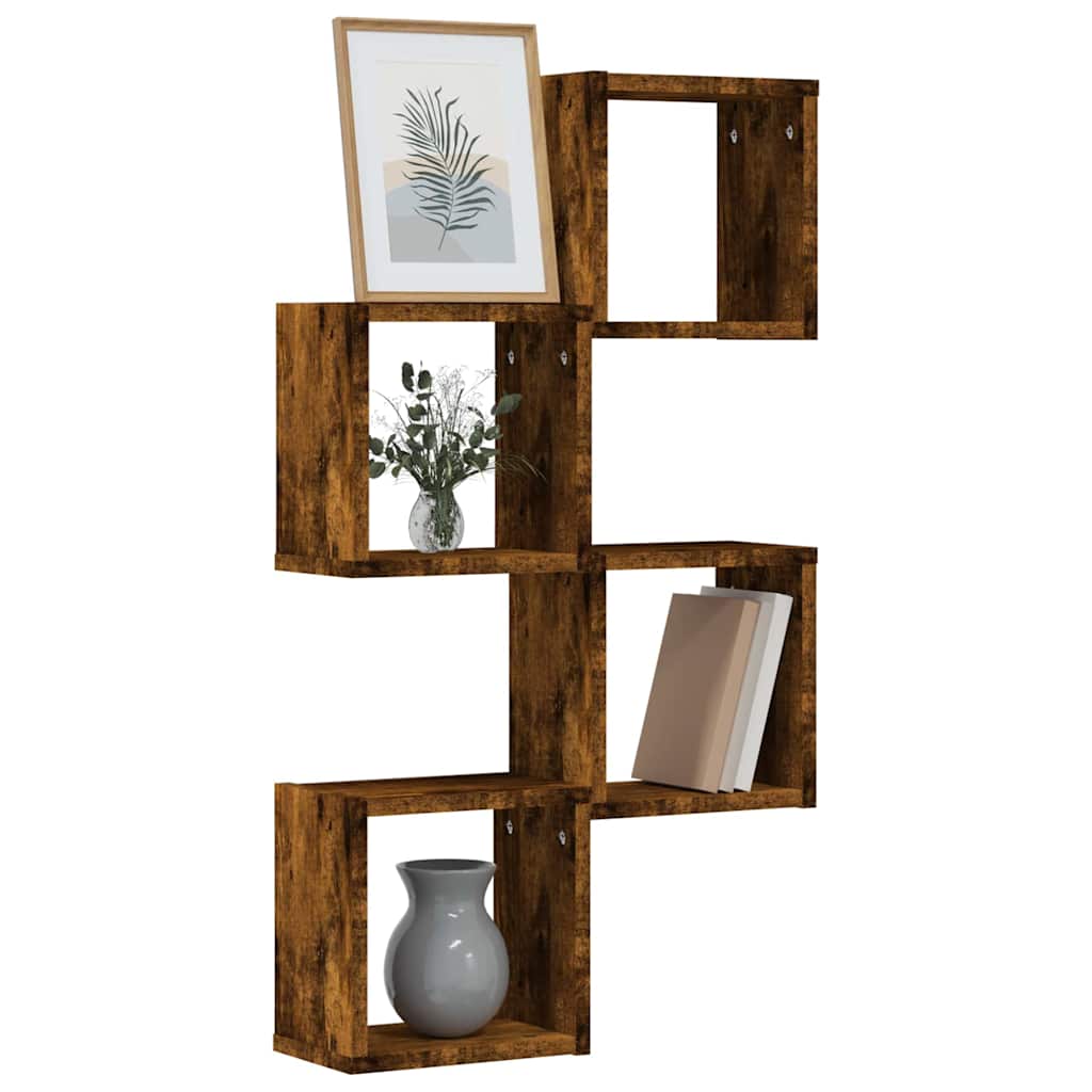 Étagères Murales 4 pcs Marron 26 x 15 x 26 cm Bois d'ingénierie