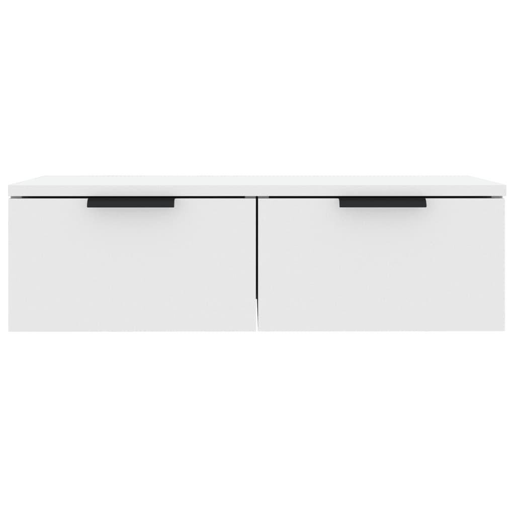 Armoires murales 2 pcs blanc 68x30x20 cm Bois d'ingénierie