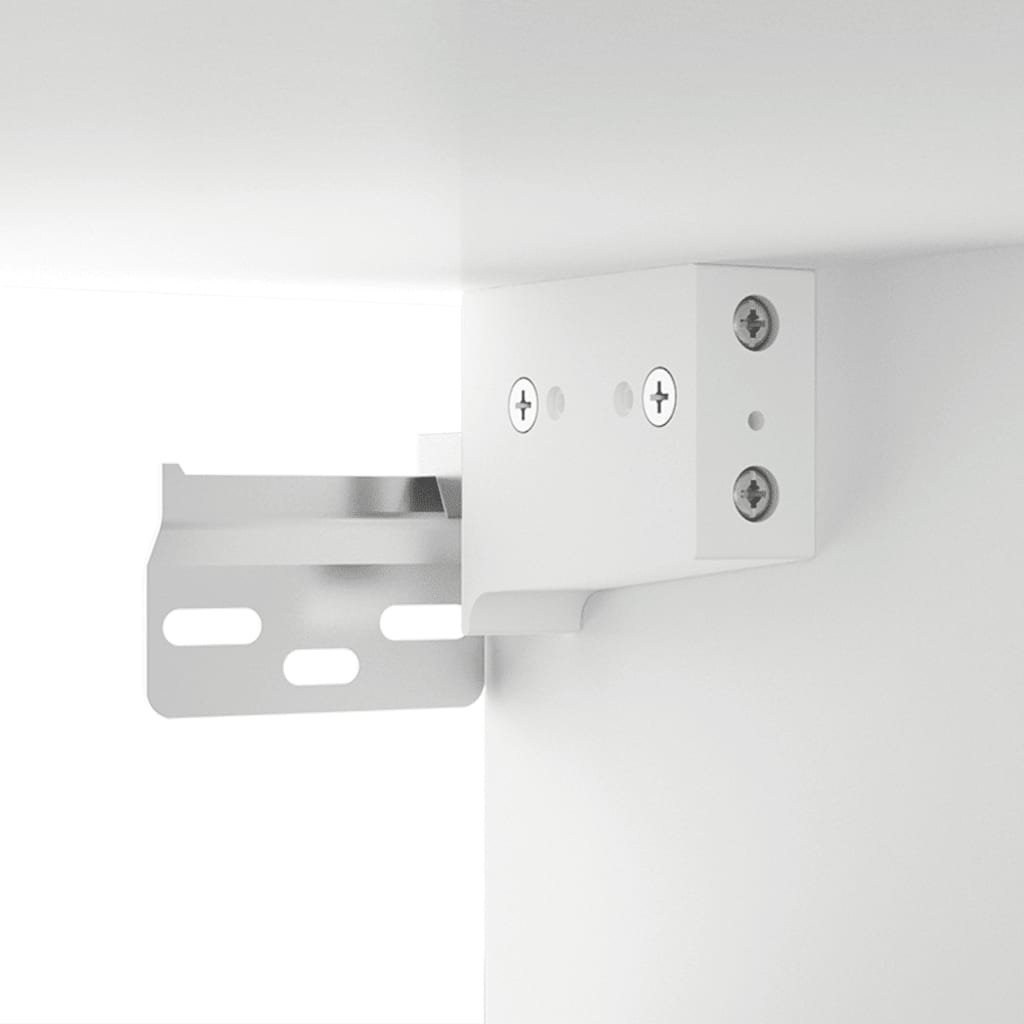 Armoires murales 2 pcs blanc 68x30x20 cm Bois d'ingénierie