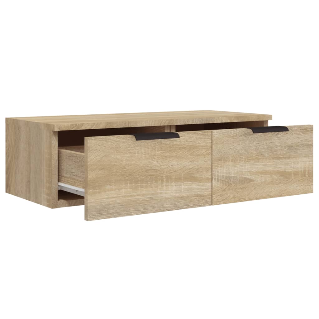 Armoires murales 2pcs Chêne sonoma 68x30x20cm Bois d'ingénierie