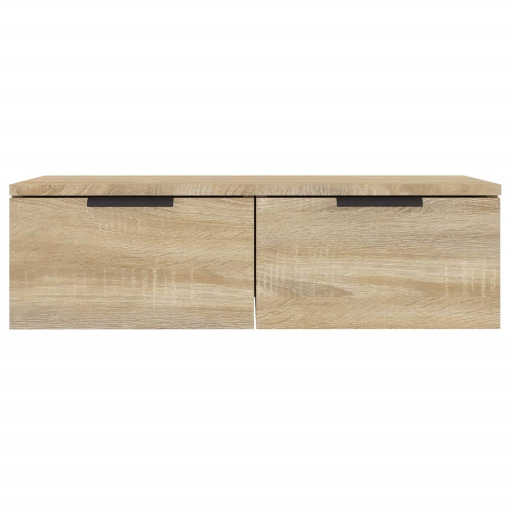 Armoires murales 2pcs Chêne sonoma 68x30x20cm Bois d'ingénierie