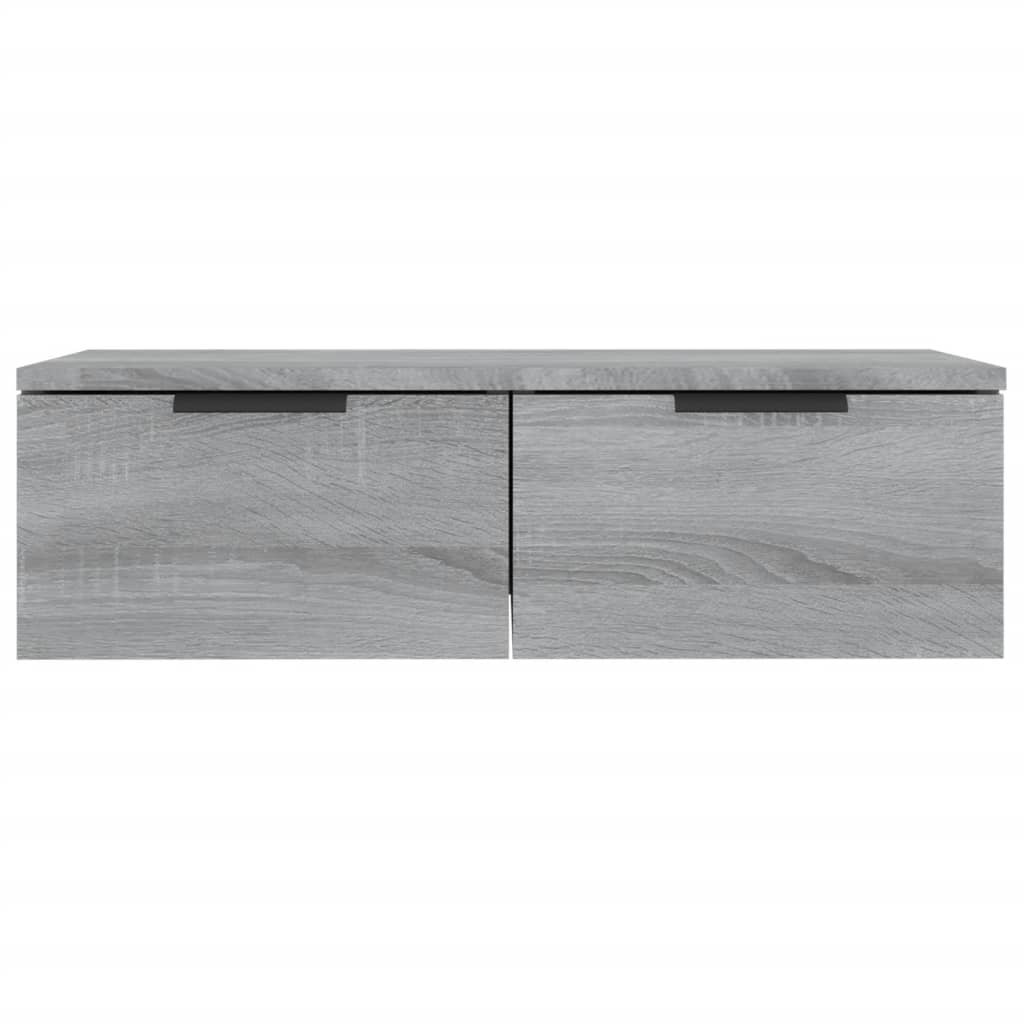 Armoires murales 2 pcs Sonoma gris 68x30x20cm Bois d'ingénierie