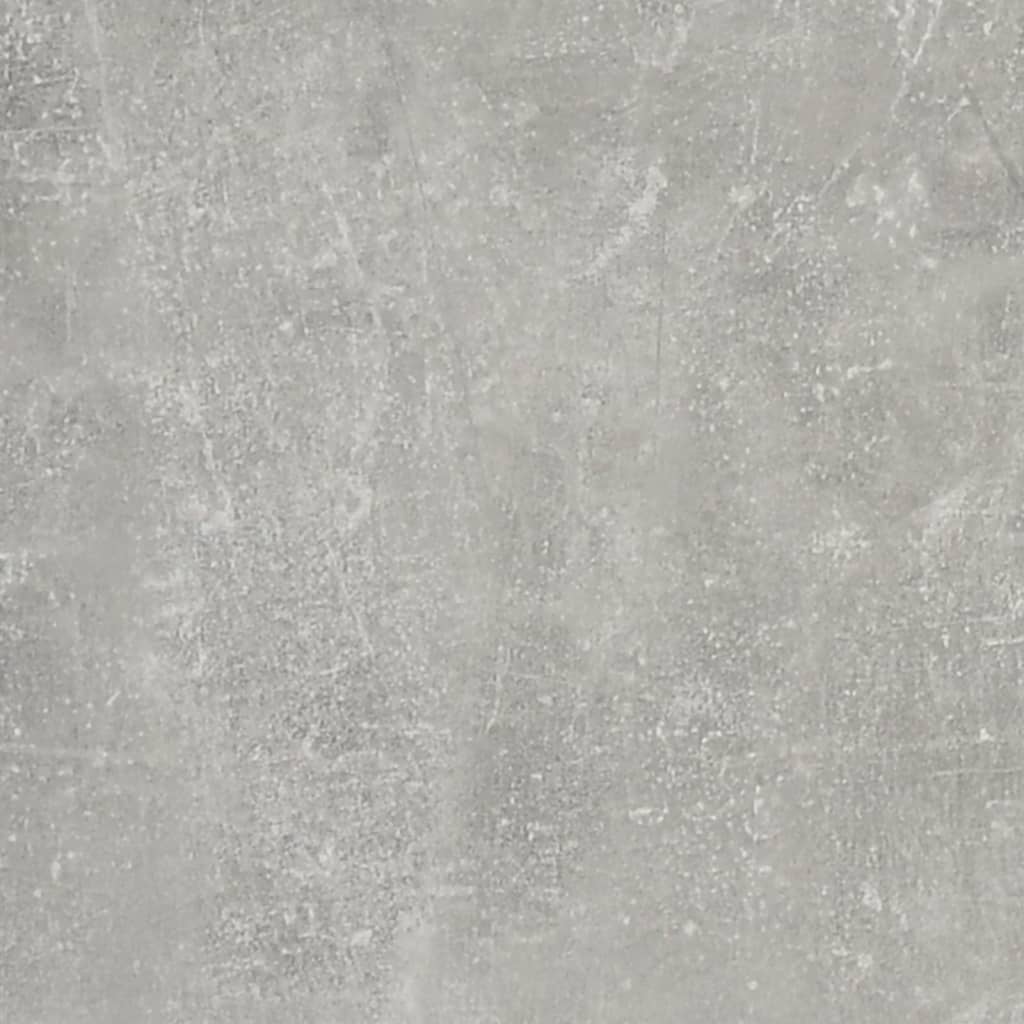 Armoires murales 2 pcs Gris béton 102x30x20cm Bois d'ingénierie