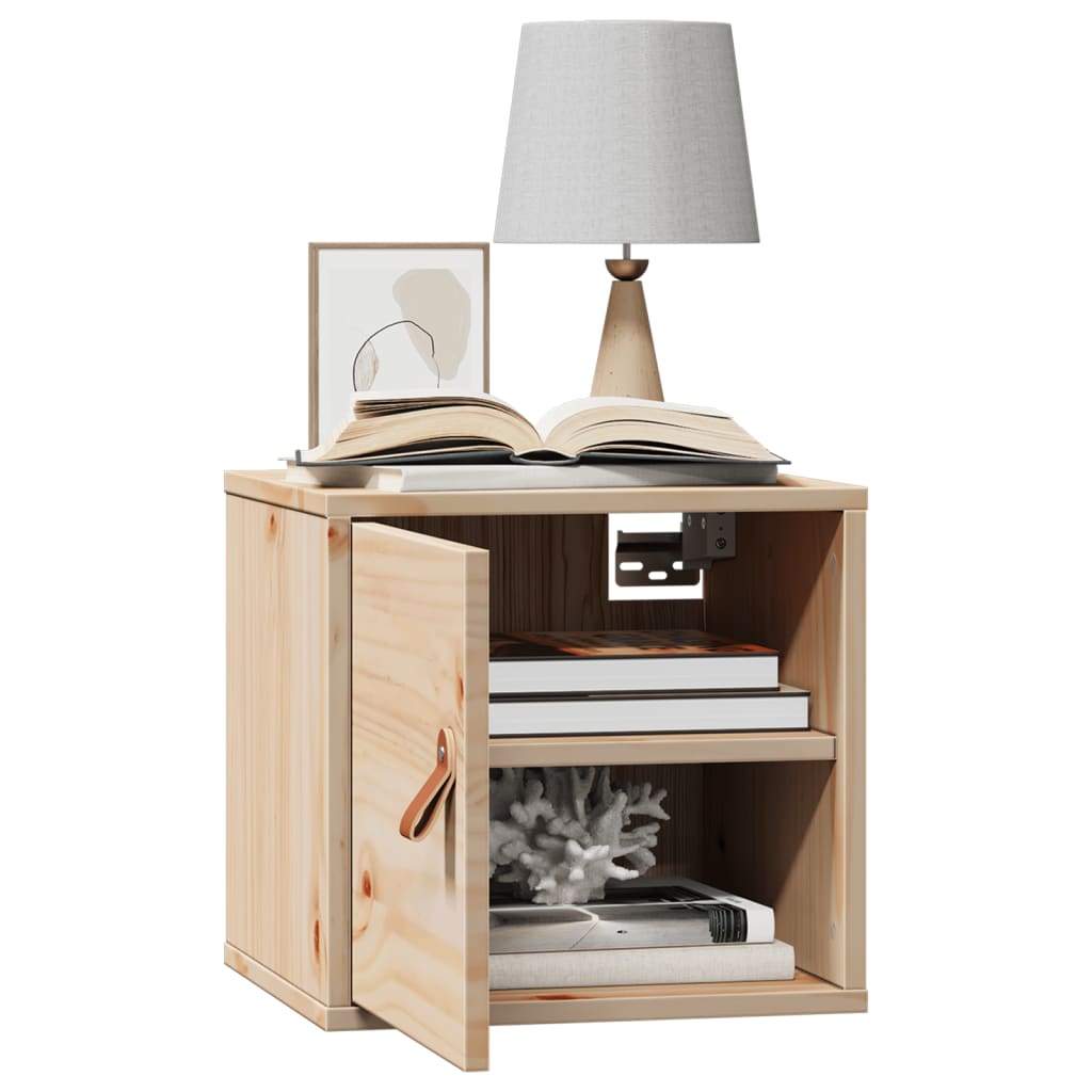 Armoires murales 2 pcs 31,5x30x30 cm Bois de pin massif