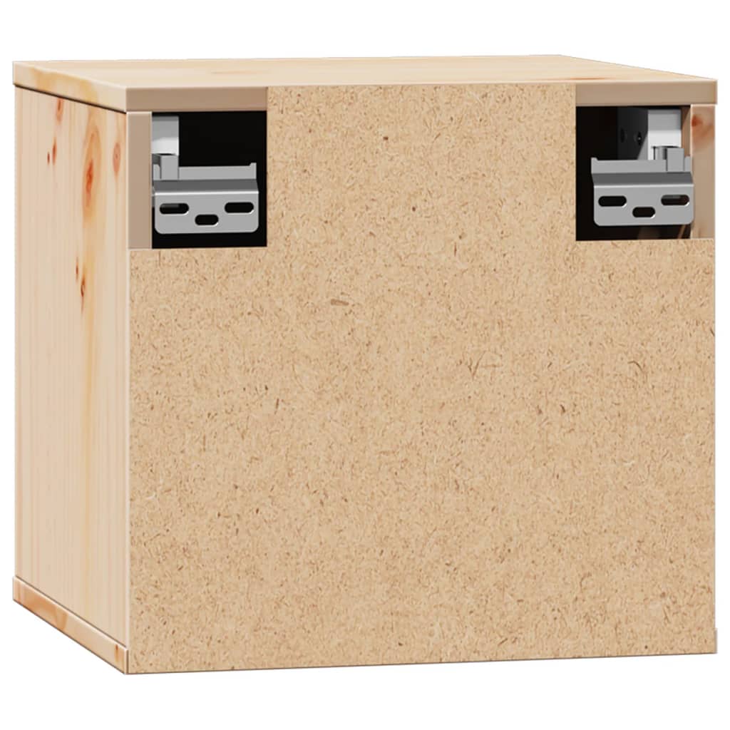 Armoires murales 2 pcs 31,5x30x30 cm Bois de pin massif