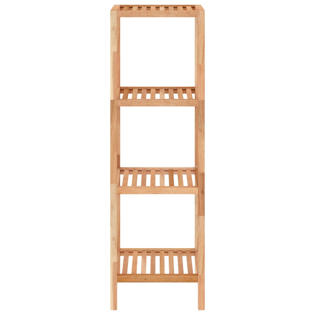 Étagère de salle de bain 36x36x112 cm Bois massif de noyer