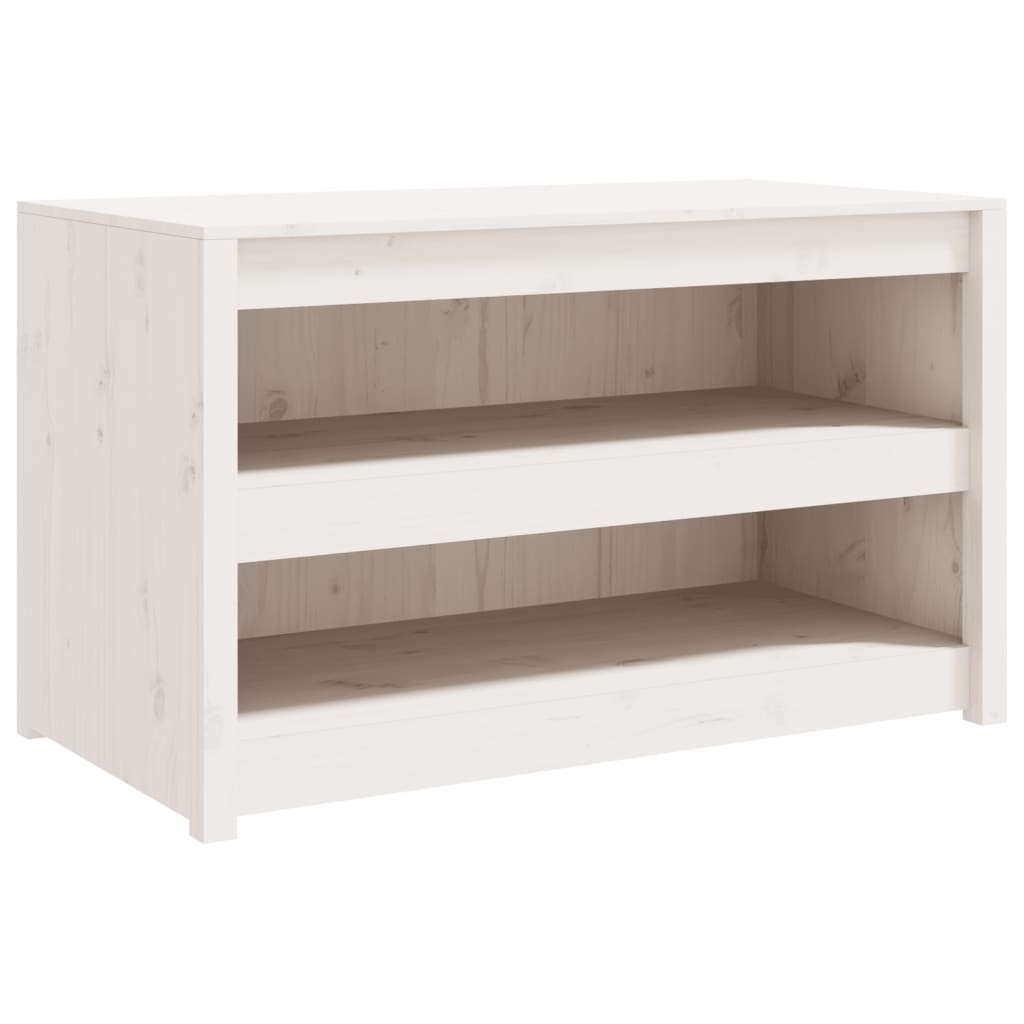 Mueble de cocina exterior blanco fabricado en madera maciza de pino.