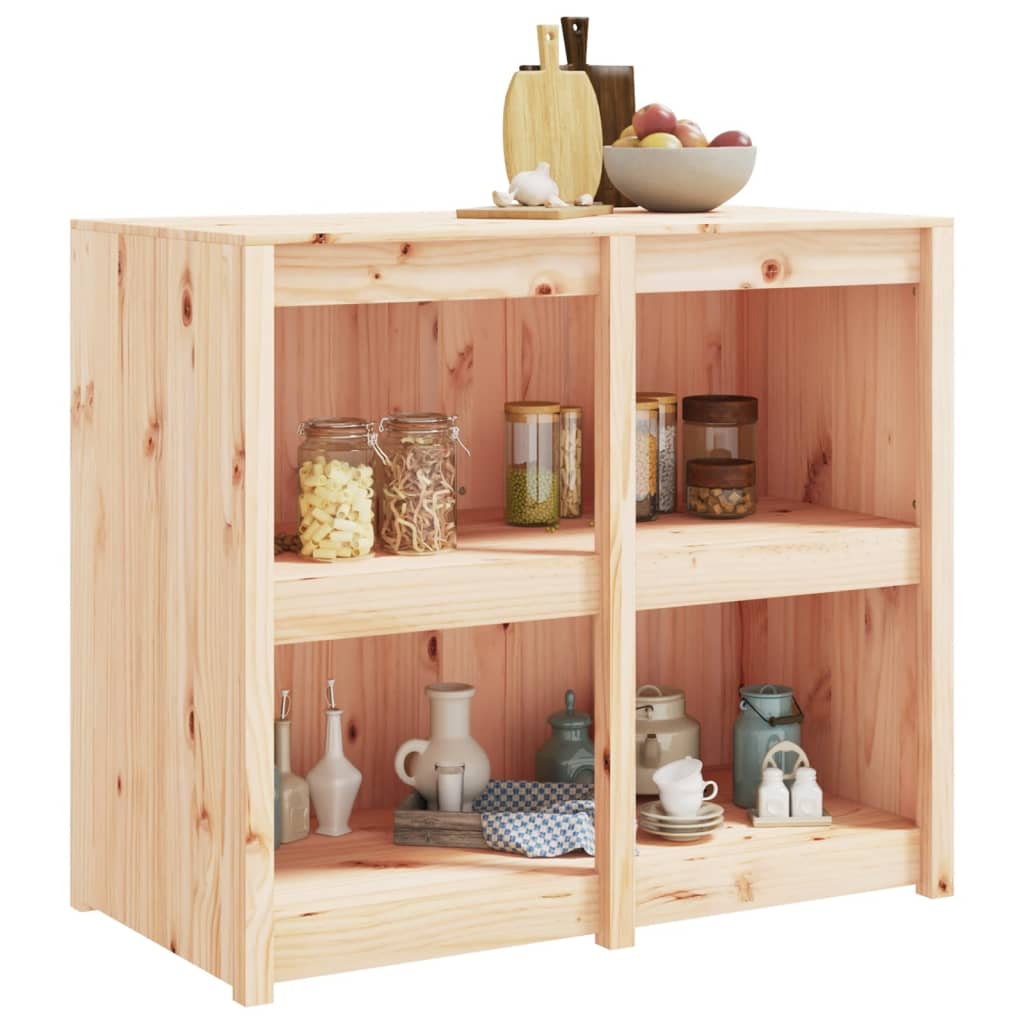 Mueble de cocina exterior 106x55x92 cm madera maciza de pino