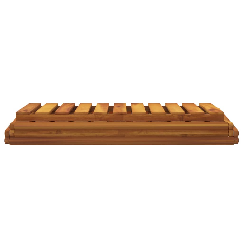 Étagère pliable à 3 niveaux Marron 70x31x63 cm Bois d'acacia