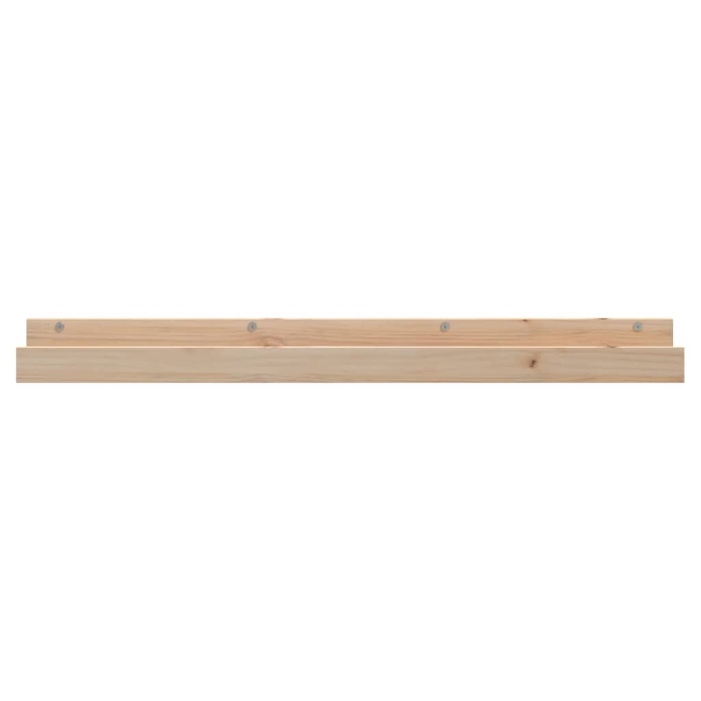 Étagères murales 2 pcs 110x12x9 cm Bois de pin massif