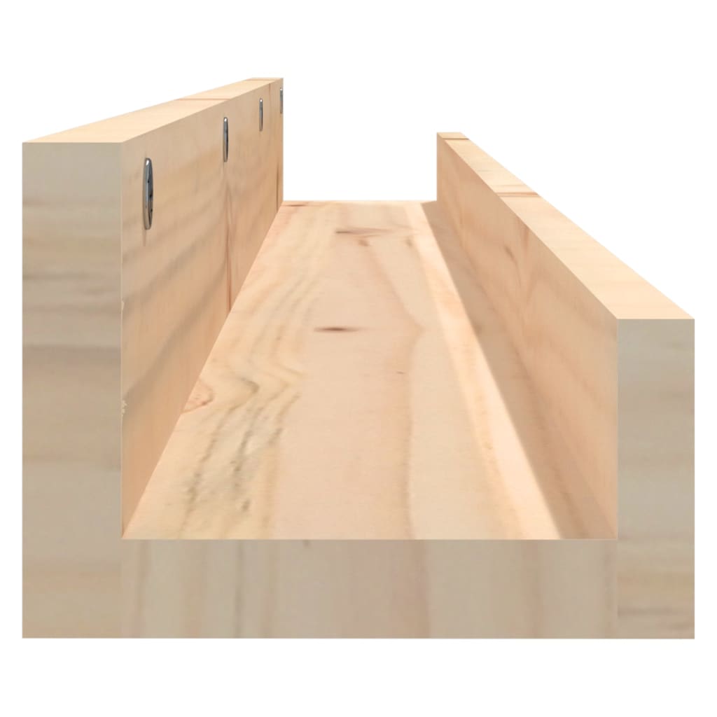 Étagères murales 2 pcs 110x12x9 cm Bois de pin massif