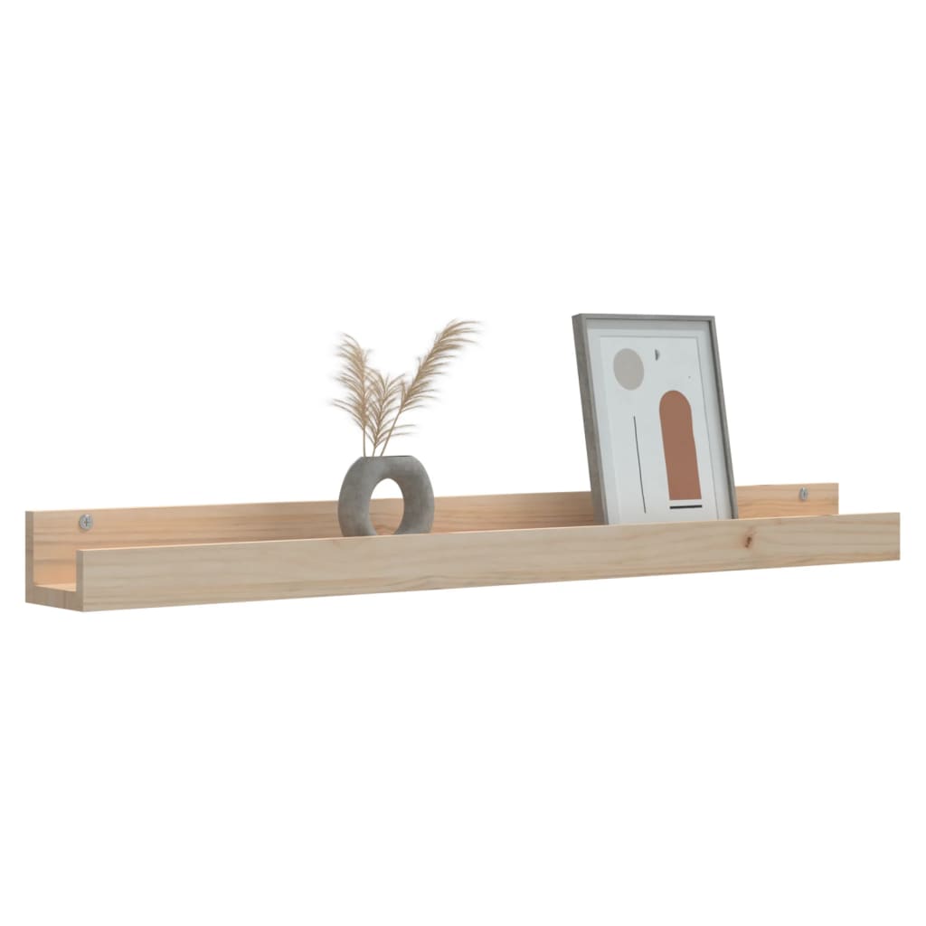 Étagères murales 2 pcs 110x12x9 cm Bois de pin massif