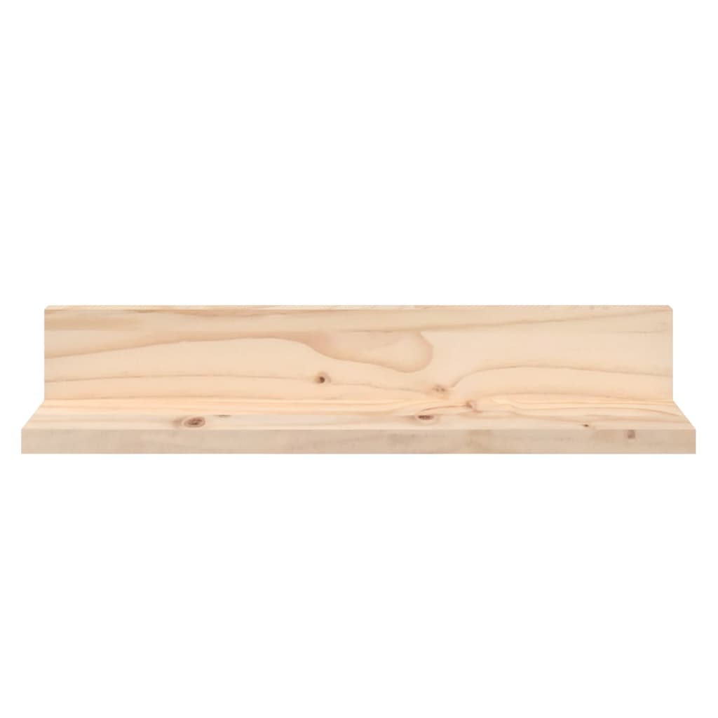 Étagères murales 2 pcs 50x11x9 cm Bois de pin massif