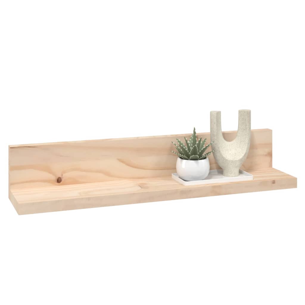 Étagères murales 2 pcs 50x11x9 cm Bois de pin massif