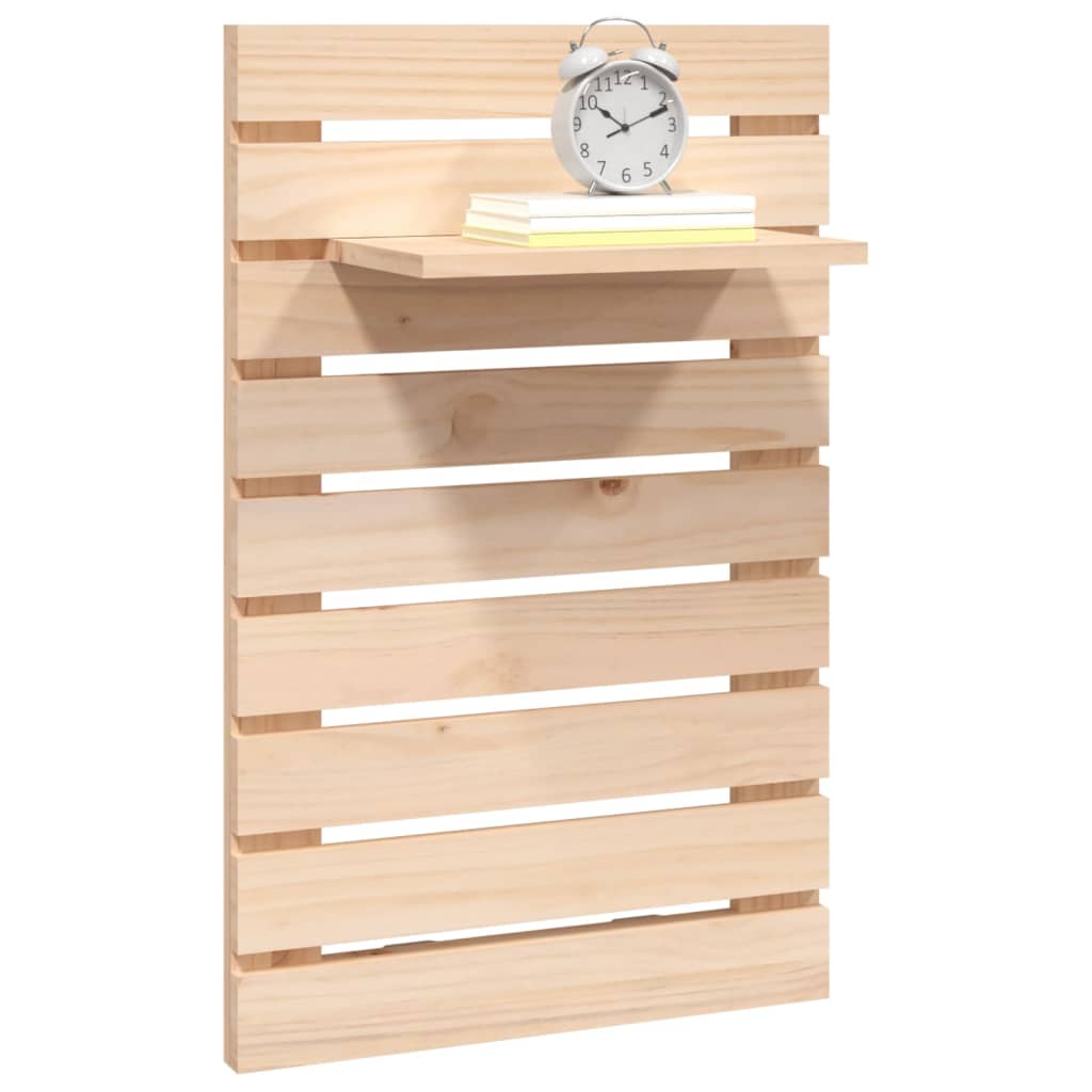 Étagères de chevet murales 2 pcs Bois de pin massif