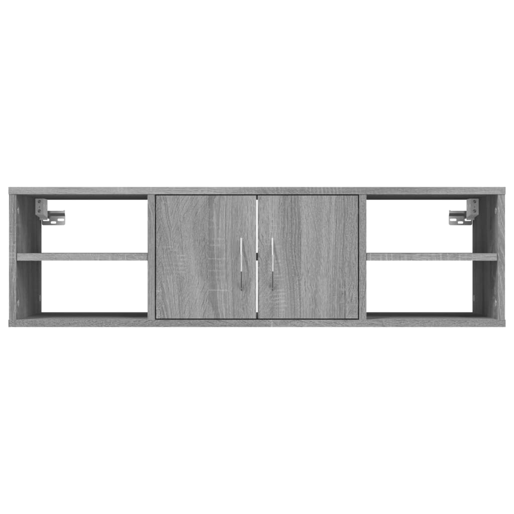 Étagère murale Sonoma gris 102x30x29 cm Bois ingénierie