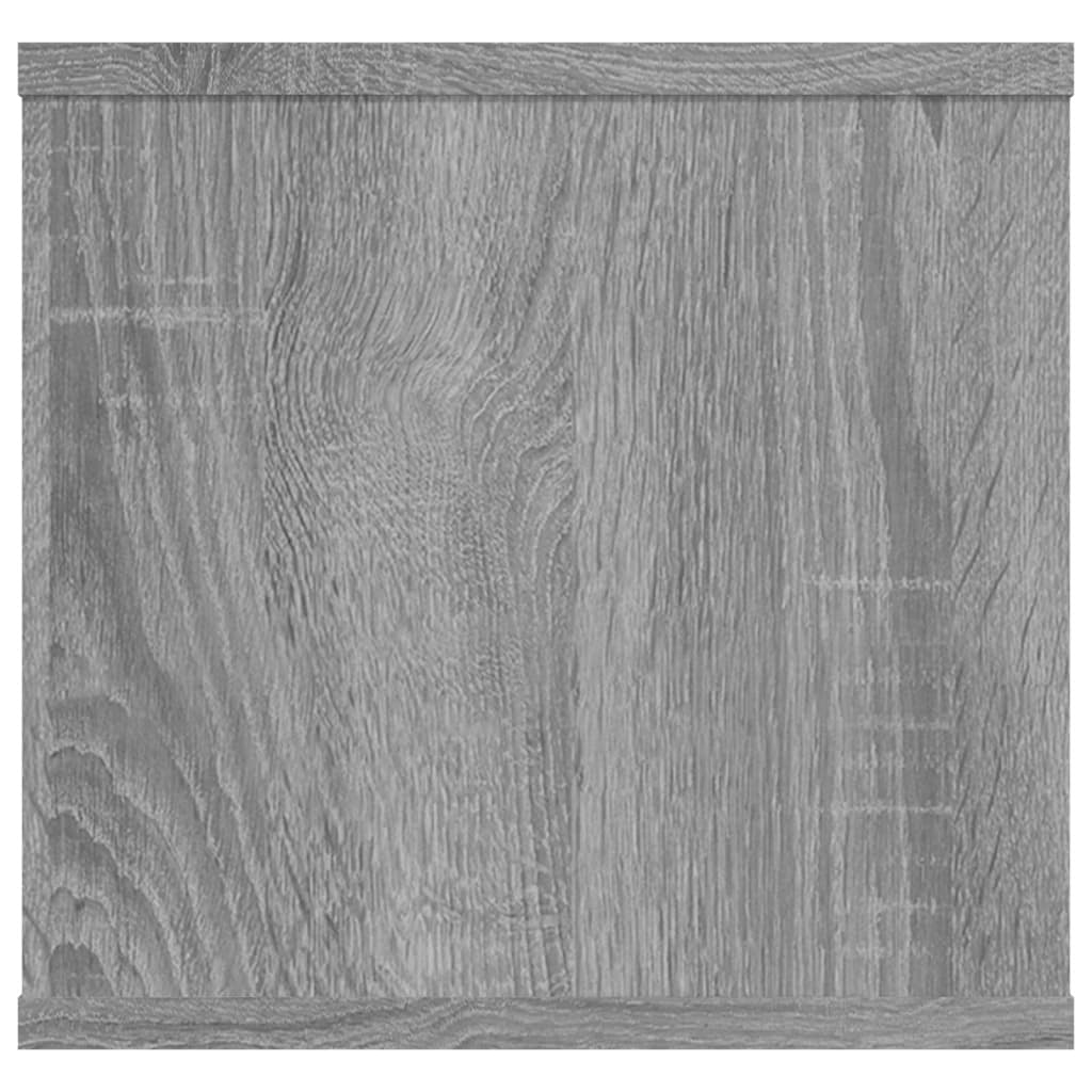 Étagère murale Sonoma gris 102x30x29 cm Bois ingénierie