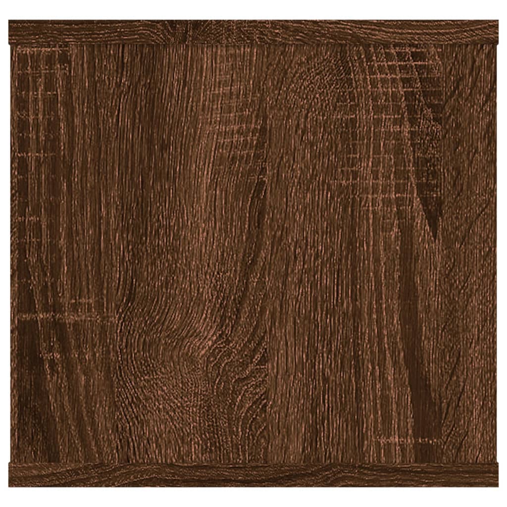 Étagère murale chêne marron 102x30x29 cm bois d'ingénierie