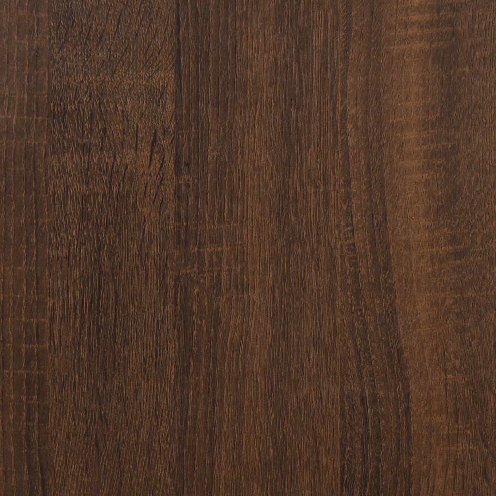 Étagère murale chêne marron 102x30x29 cm bois d'ingénierie