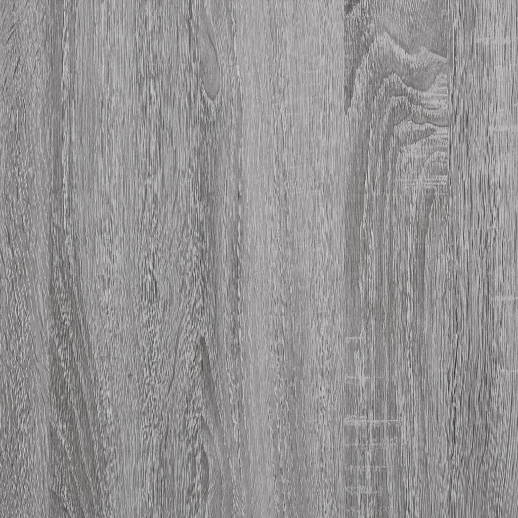 Étagère murale à CD Sonoma gris 100x18x18 cm Bois d'ingénierie