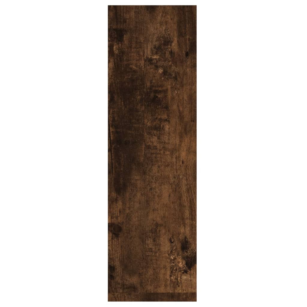 Étagères murales 2 pcs Chêne fumé 50x15x50 cm Bois d'ingénierie