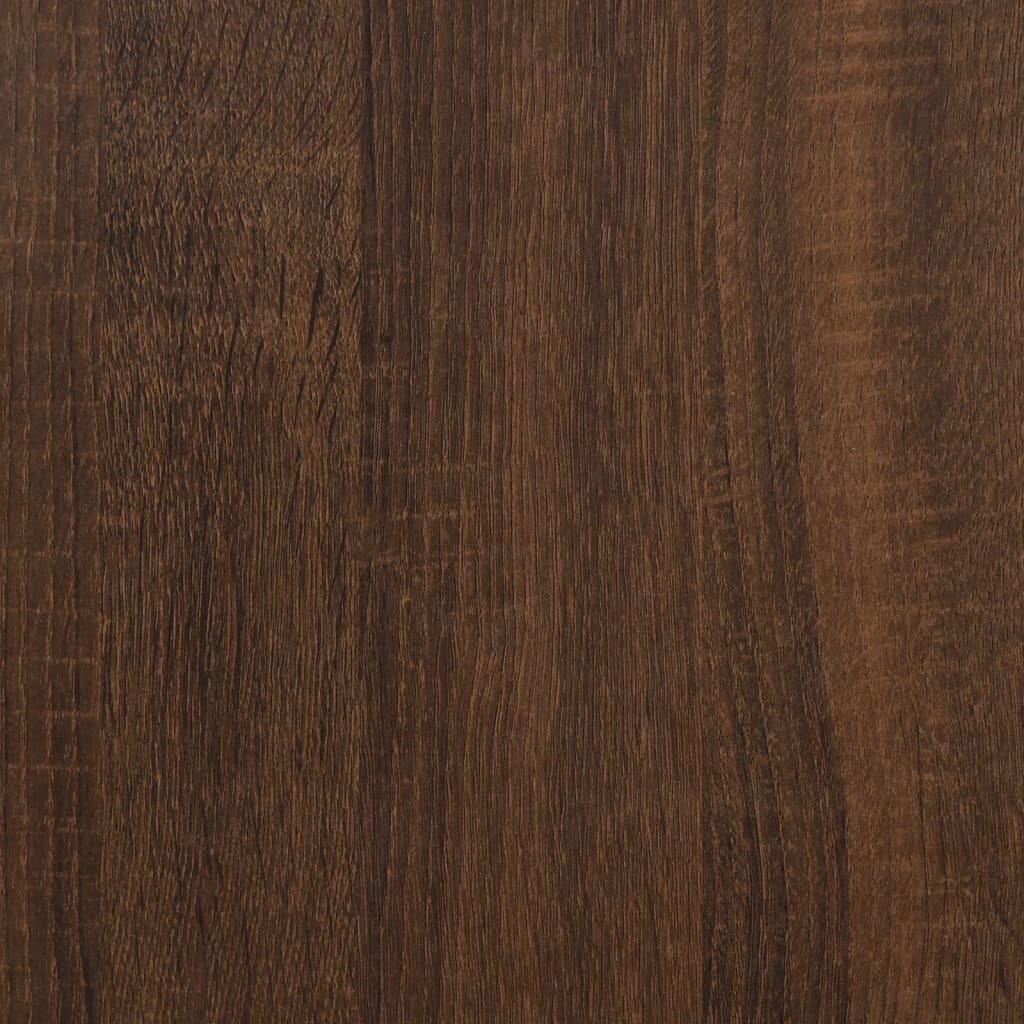 Étagères murales 2 pcs Chêne marron 50x15x50 cm Bois ingénierie