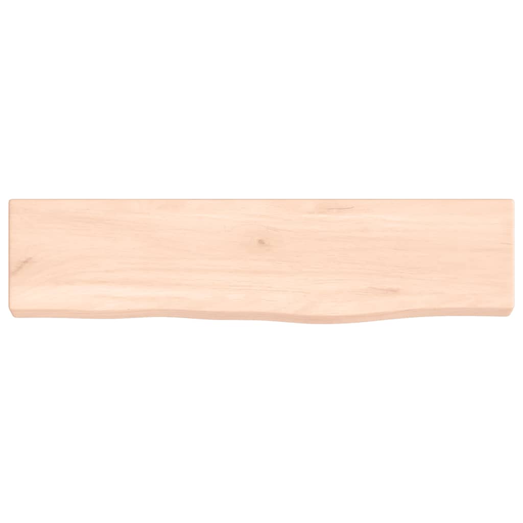 Étagère murale 40x10x2 cm bois de chêne massif non traité