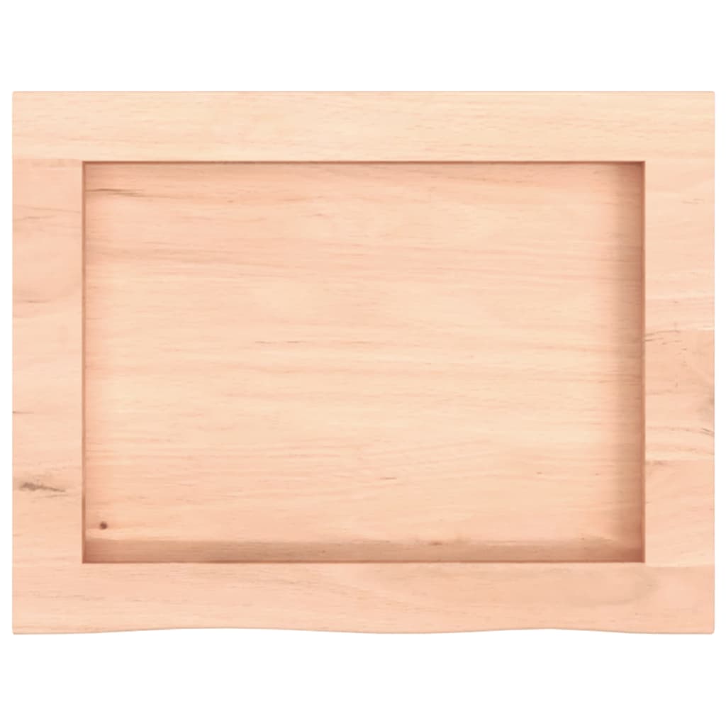 Étagère murale 40x30x(2-4) cm bois de chêne massif non traité