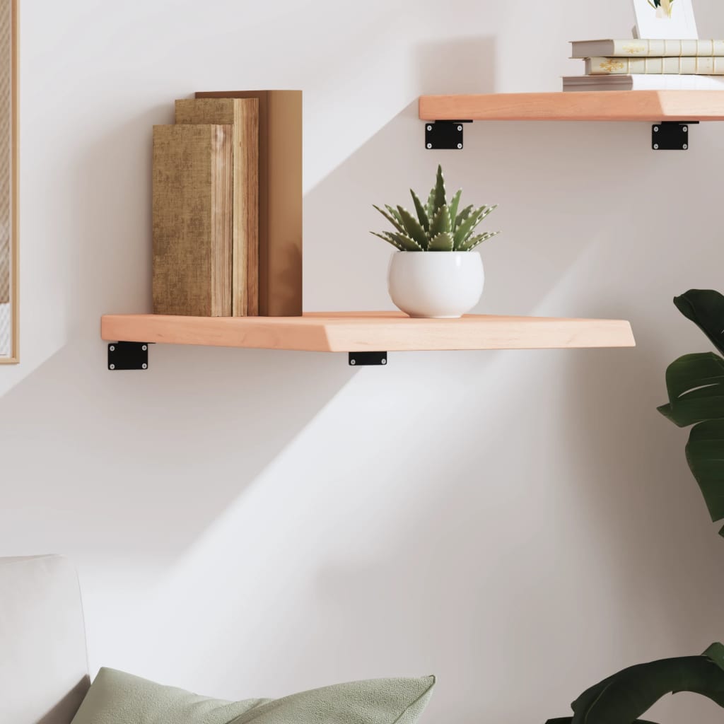 Étagère murale 40x50x(2-4)cm bois de chêne massif non traité