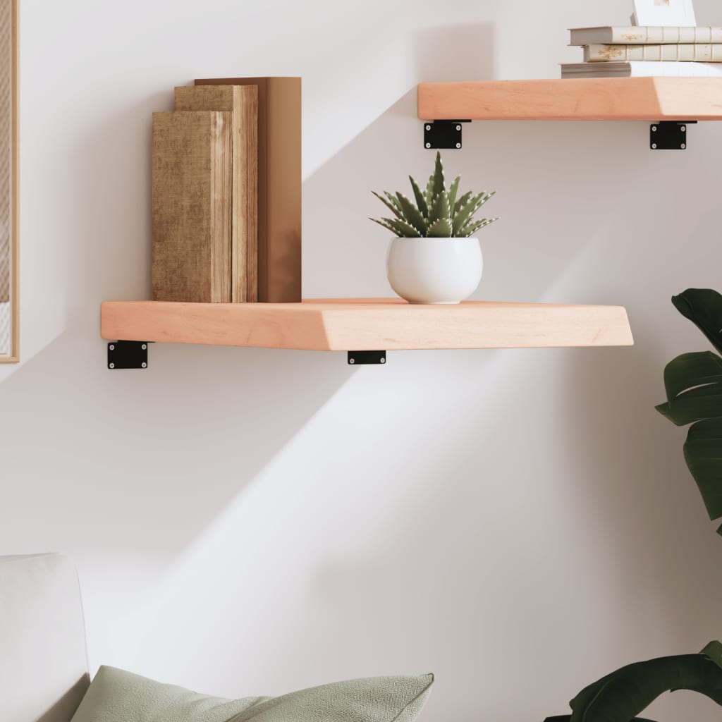 Étagère murale 40x50x(2-6) cm bois de chêne massif non traité
