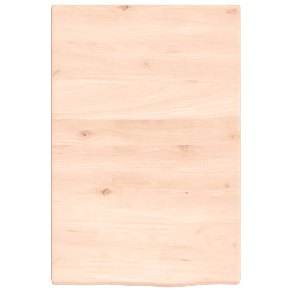 Étagère murale 40x60x2 cm bois de chêne massif non traité