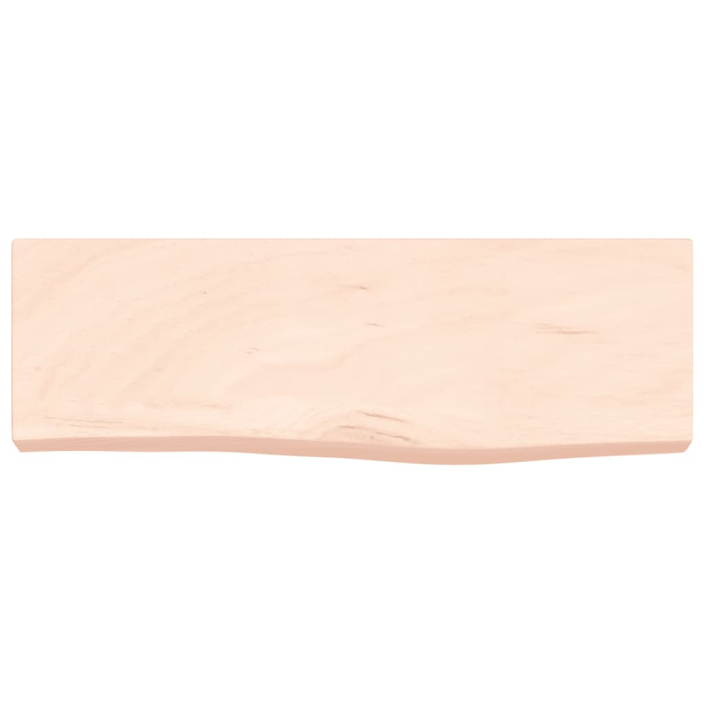 Étagère murale 60x20x6 cm bois de chêne massif non traité