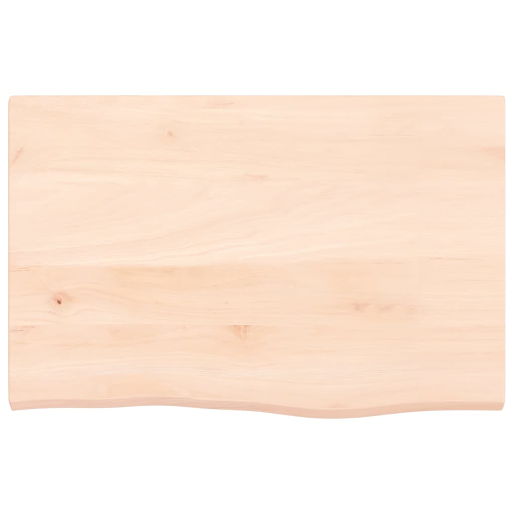Étagère murale 60x40x2 cm bois de chêne massif non traité