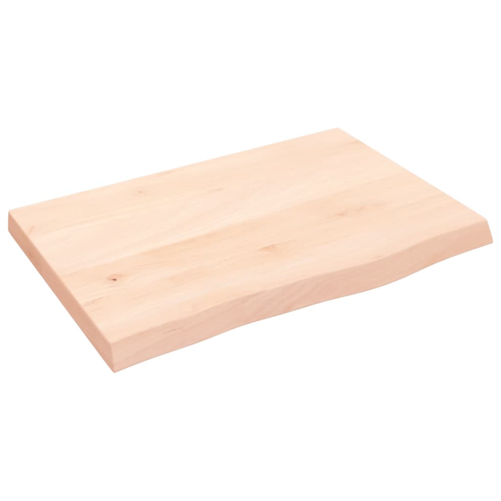 Étagère murale 60x40x(2-4) cm bois de chêne massif non traité