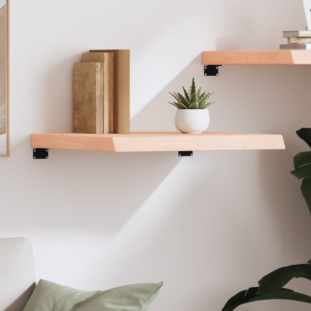 Étagère murale 60x50x(2-6) cm bois de chêne massif non traité