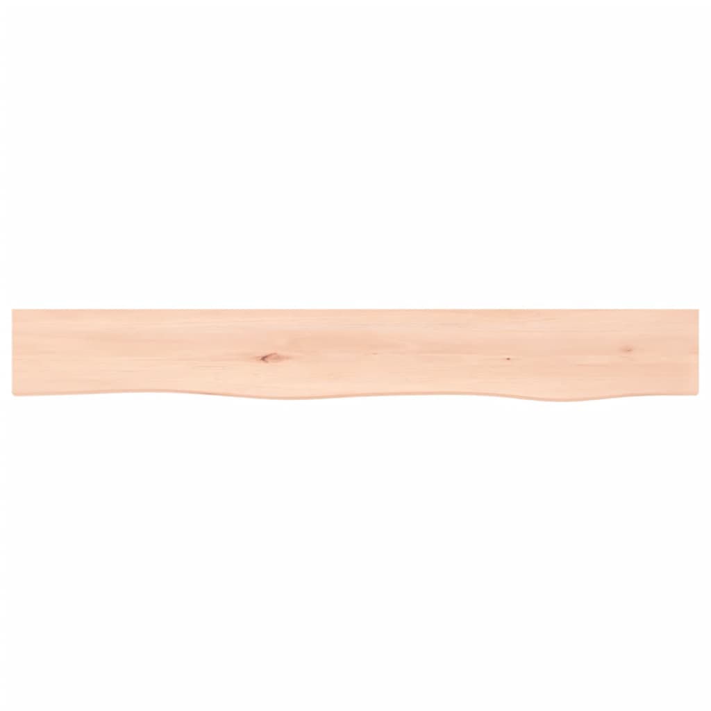Étagère murale 80x10x2 cm bois de chêne massif non traité