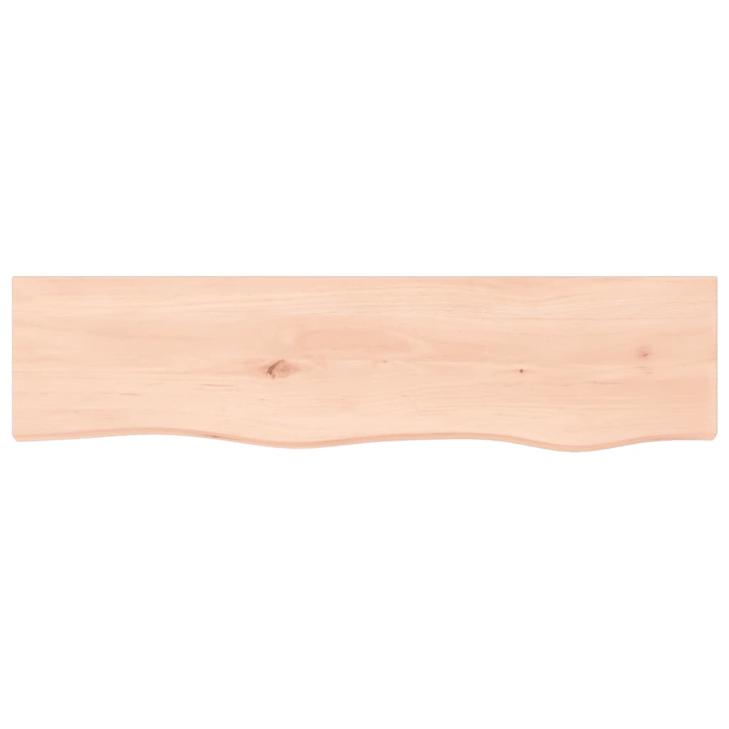 Étagère murale 80x20x4 cm bois de chêne massif non traité