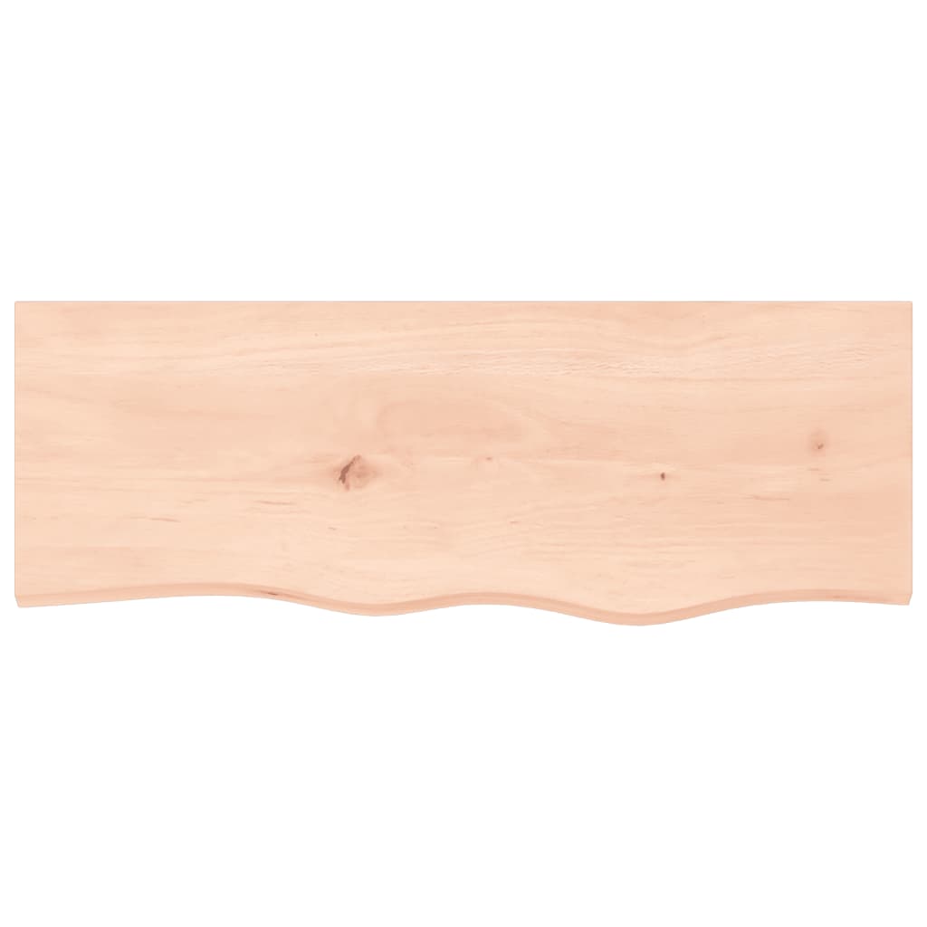 Étagère murale 80x30x(2-4) cm bois de chêne massif non traité