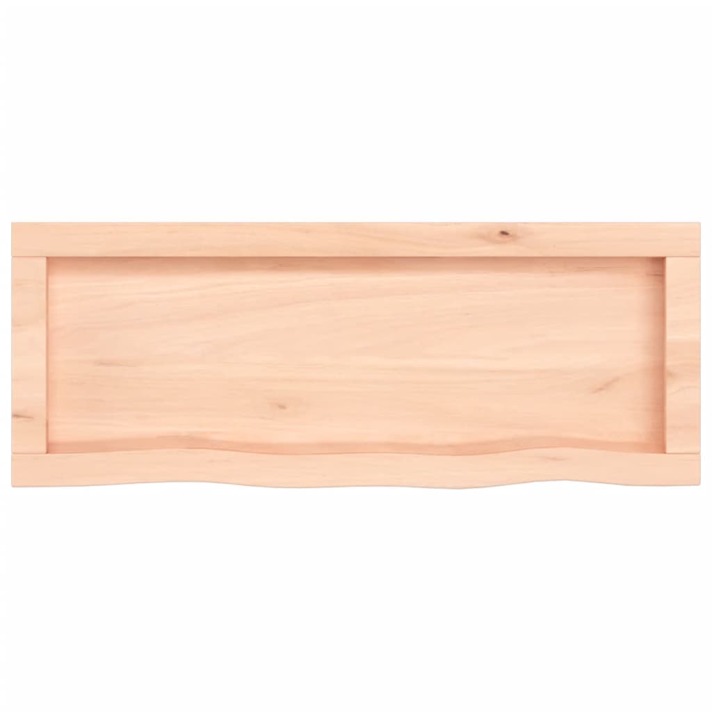 Étagère murale 80x30x(2-4) cm bois de chêne massif non traité