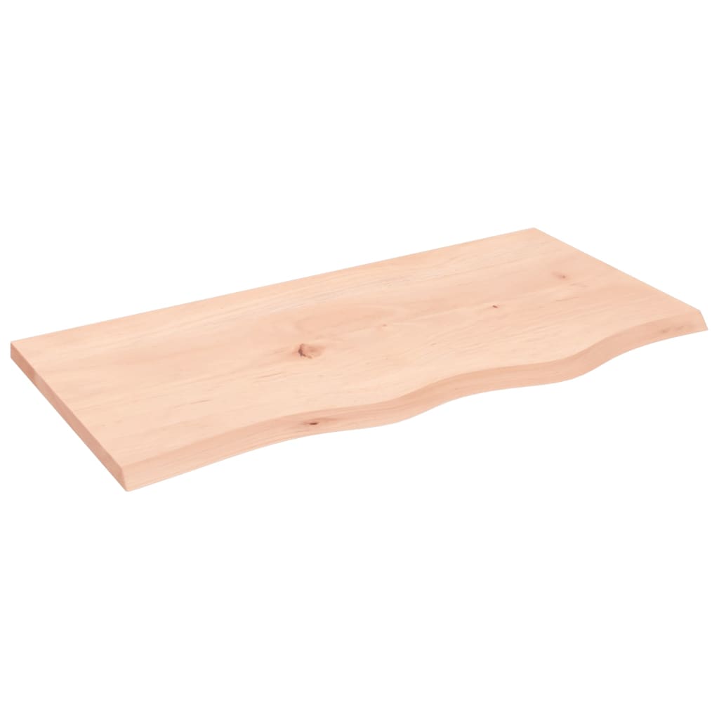 Étagère murale 80x40x2 cm bois de chêne massif non traité