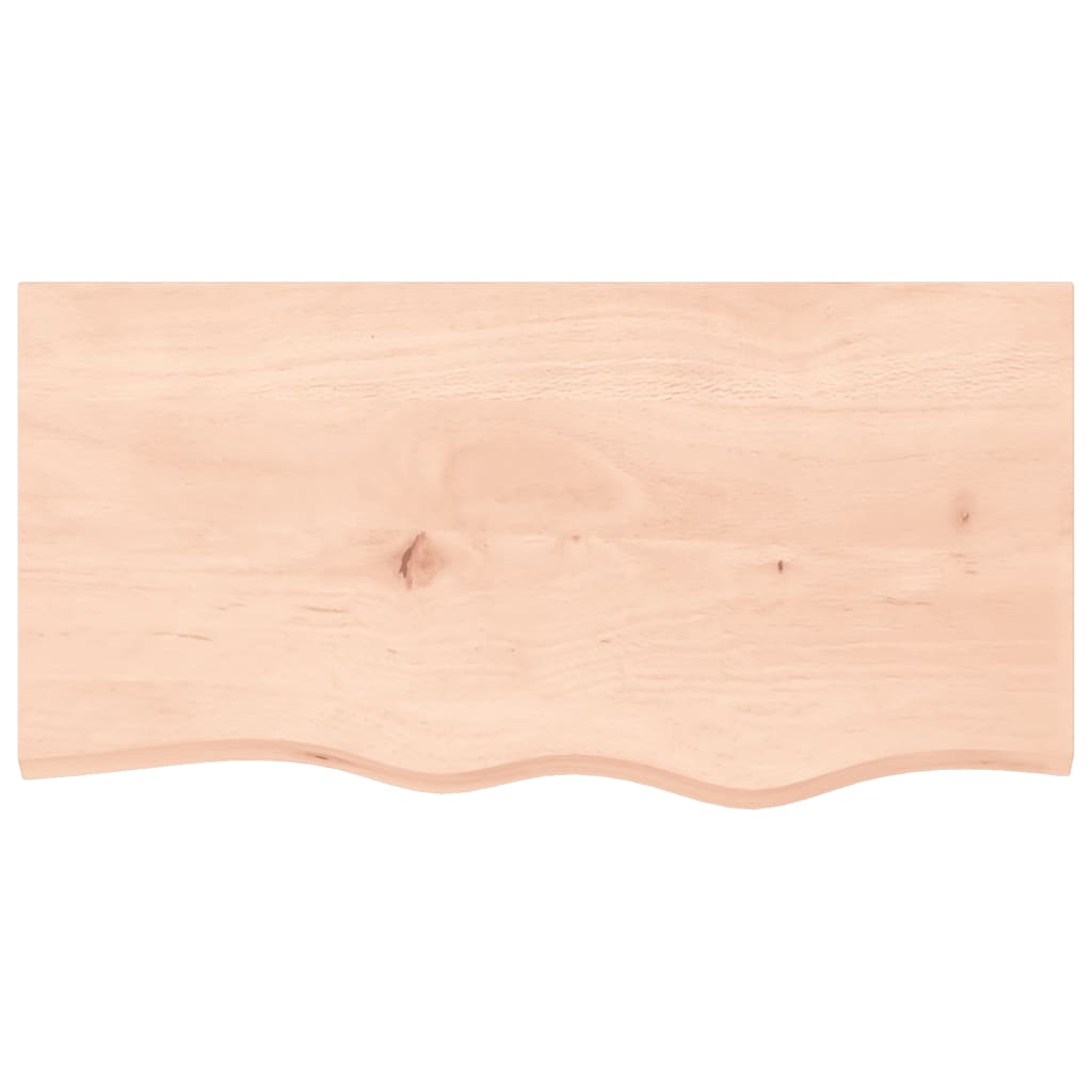 Étagère murale 80x40x(2-4) cm bois de chêne massif non traité