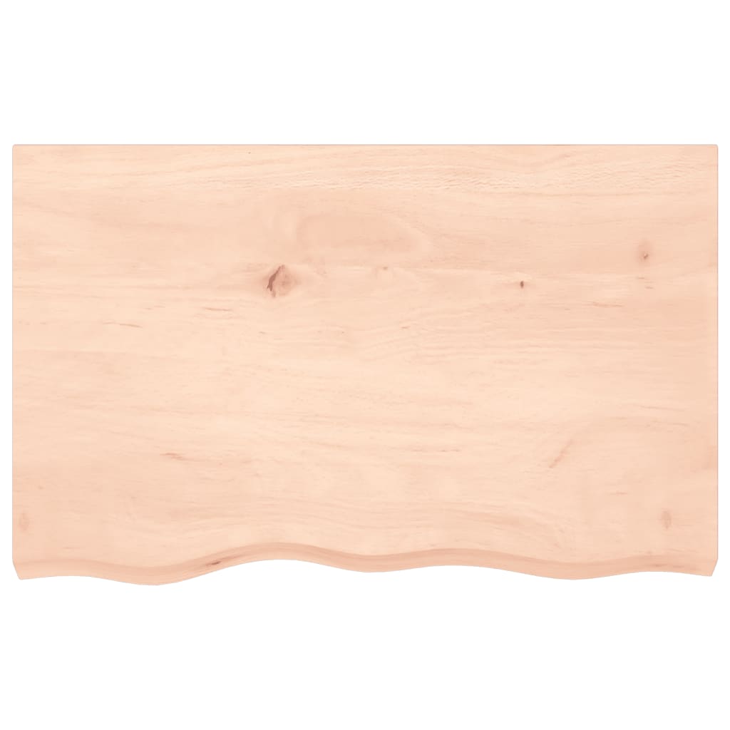 Étagère murale 80x50x2 cm bois de chêne massif non traité