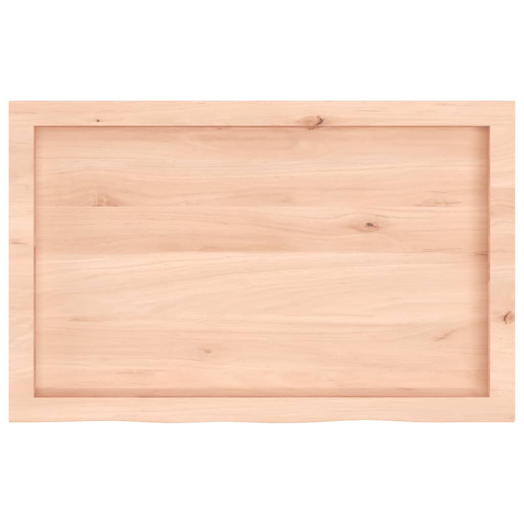 Étagère murale 80x50x(2-4)cm bois de chêne massif non traité