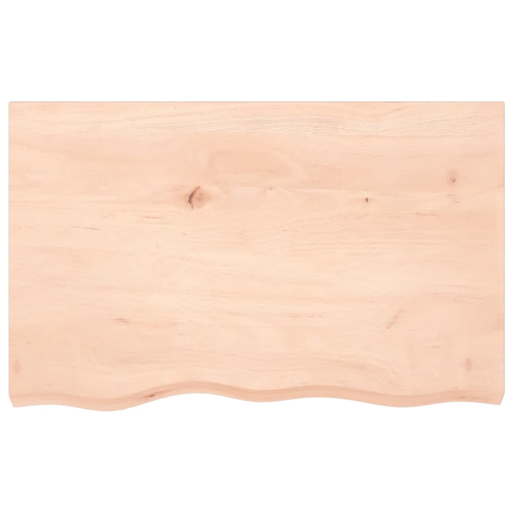 Étagère murale 80x50x(2-6) cm bois de chêne massif non traité