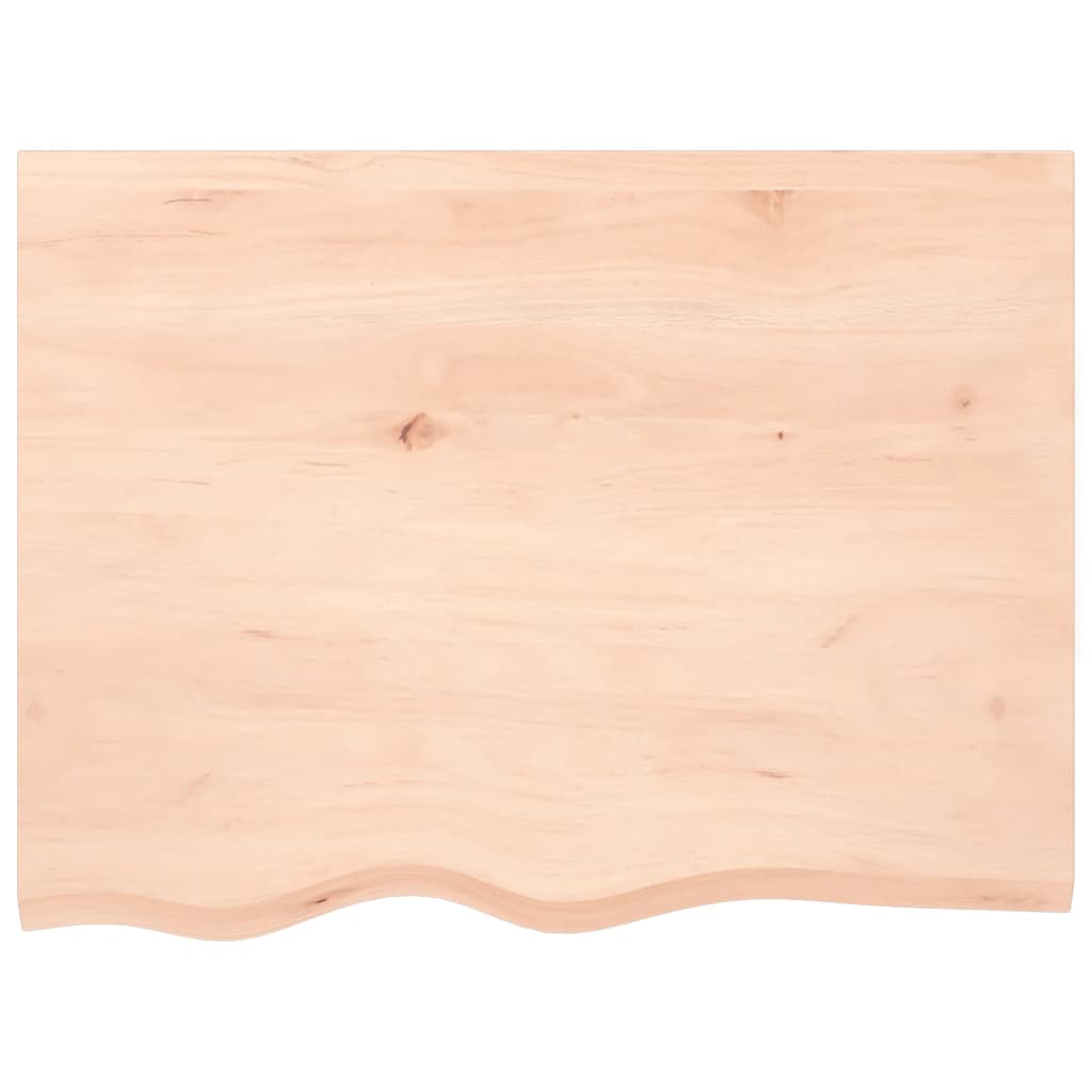Étagère murale 80x60x2 cm bois de chêne massif non traité