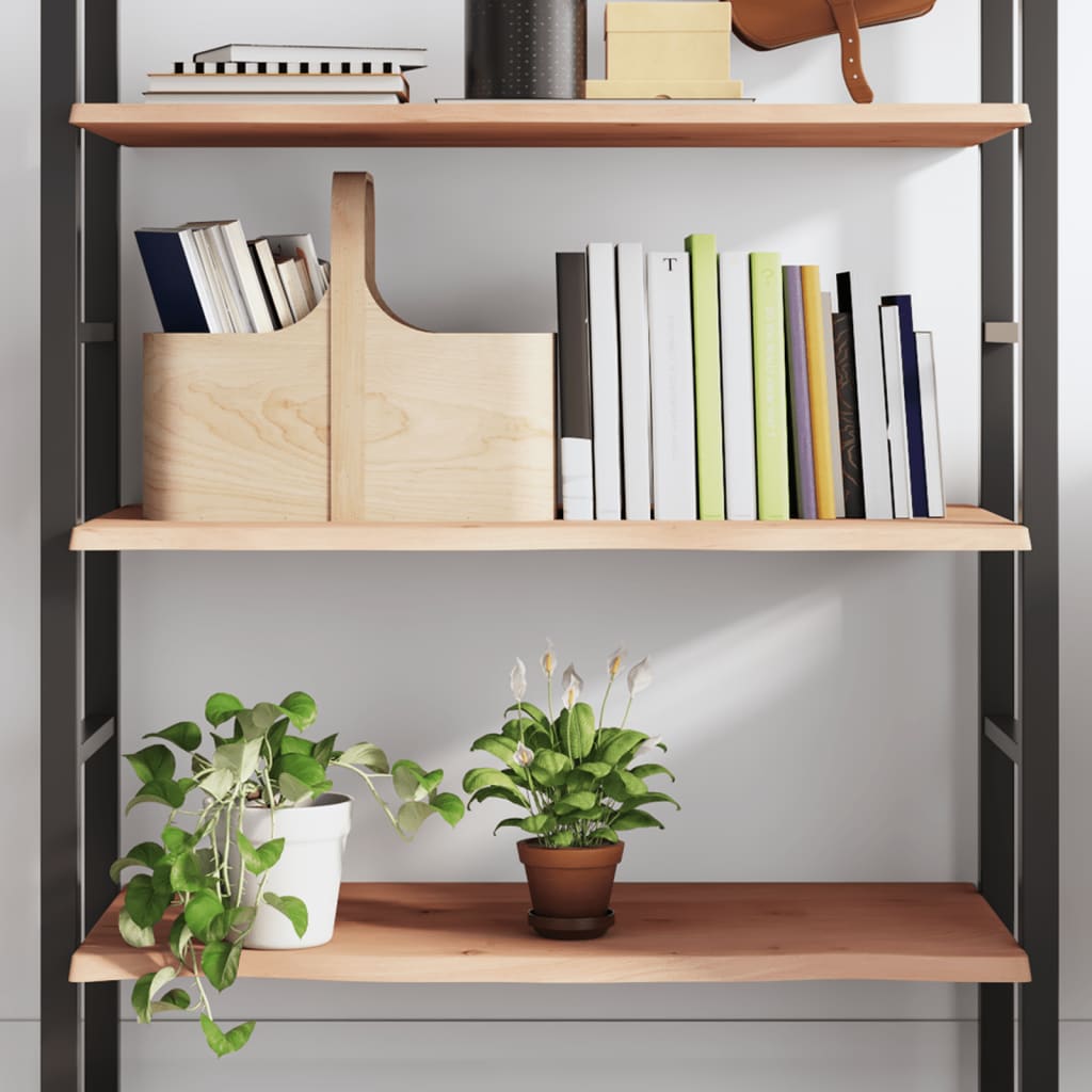 Étagère murale 80x60x2 cm bois de chêne massif non traité
