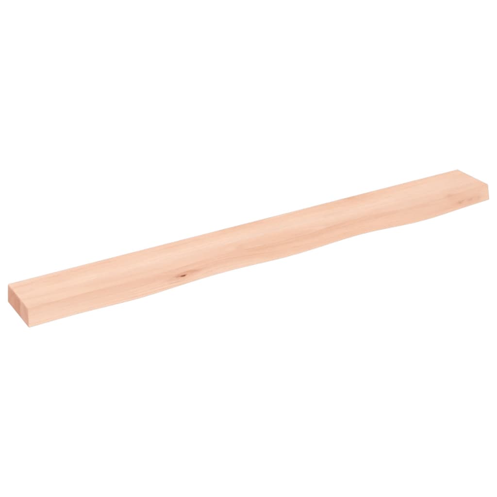 Étagère murale 100x10x4 cm bois de chêne massif non traité