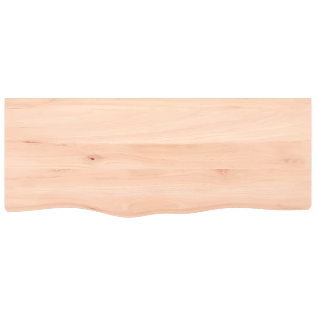 Étagère murale 100x40x(2-6) cm bois de chêne massif non traité